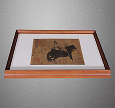 内江市书画装裱配框服务案例